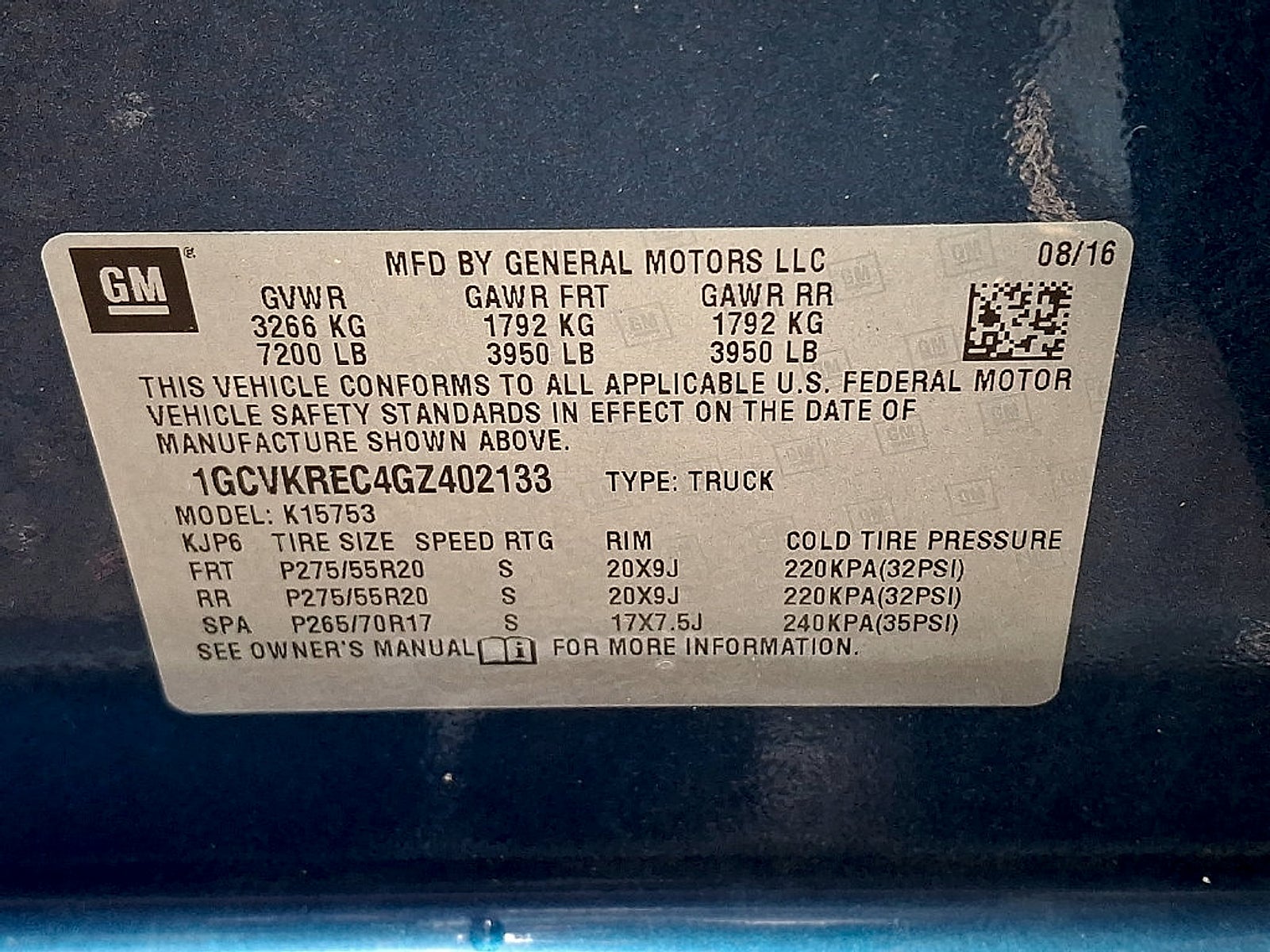 2016 Chevrolet Silverado 1500 2LT