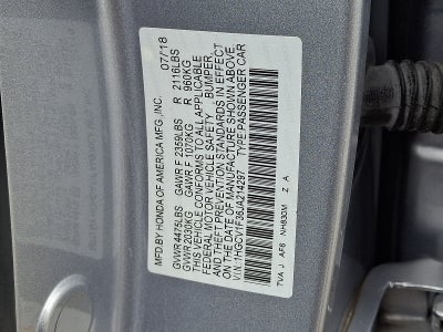 2018 Honda Accord Sport