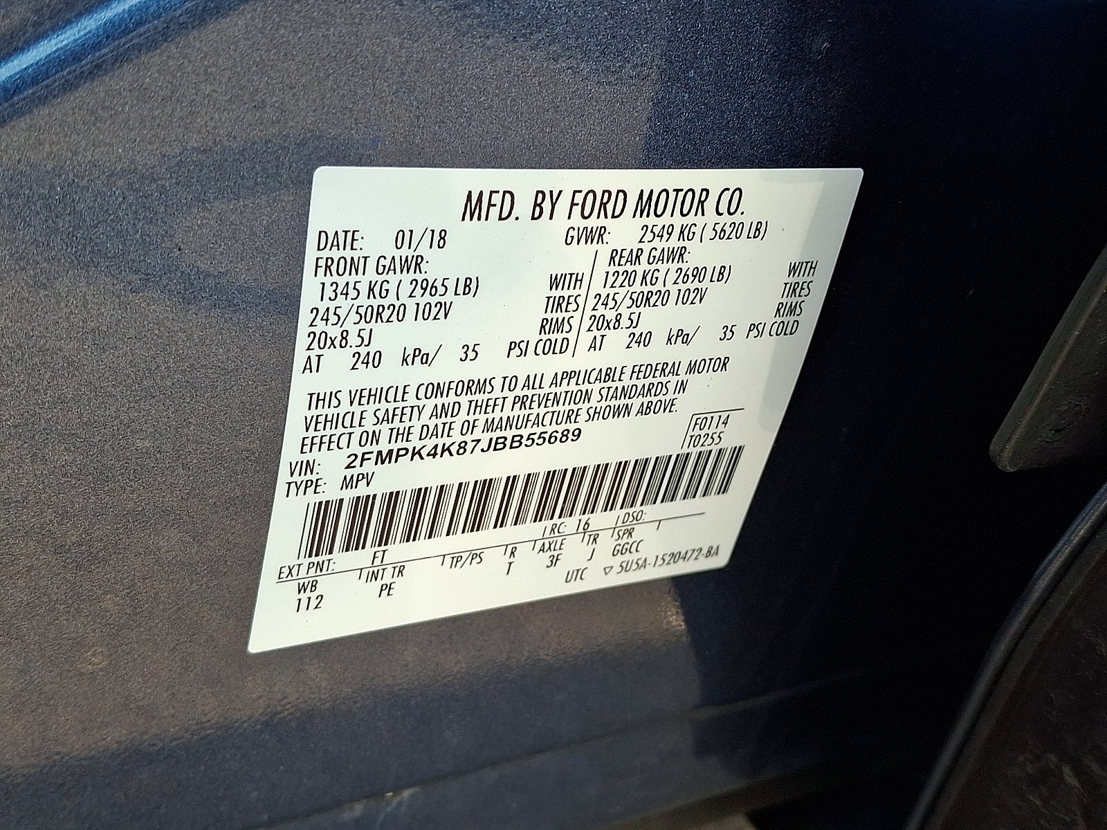 2018 Ford Edge Titanium