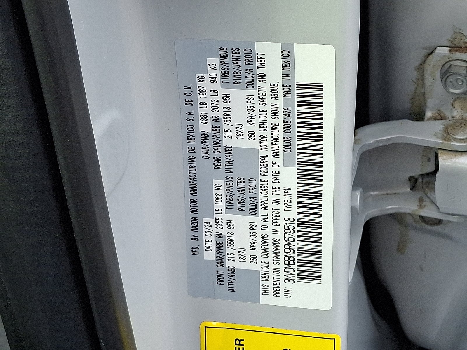 2024 Mazda Mazda CX-30 2.5 S Select Sport