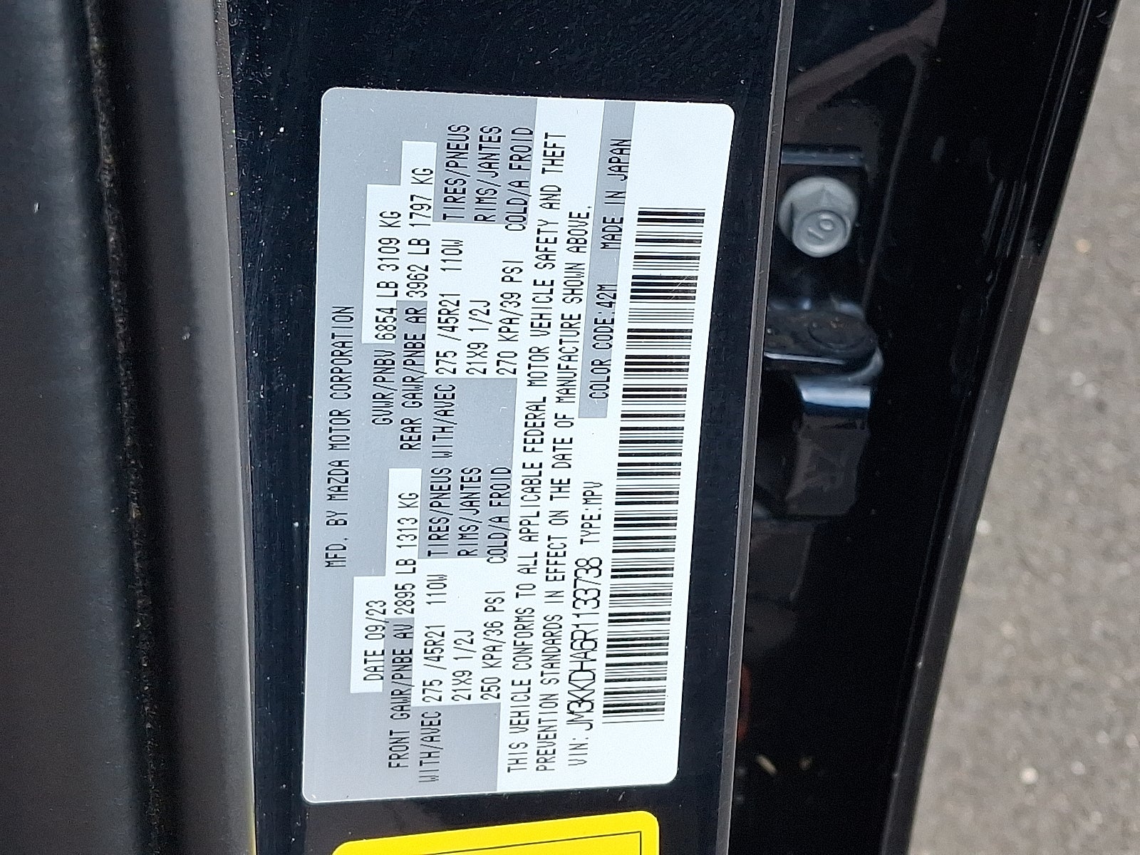 2024 Mazda Mazda CX-90 PHEV Premium