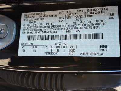2025 Ford Escape ST-Line