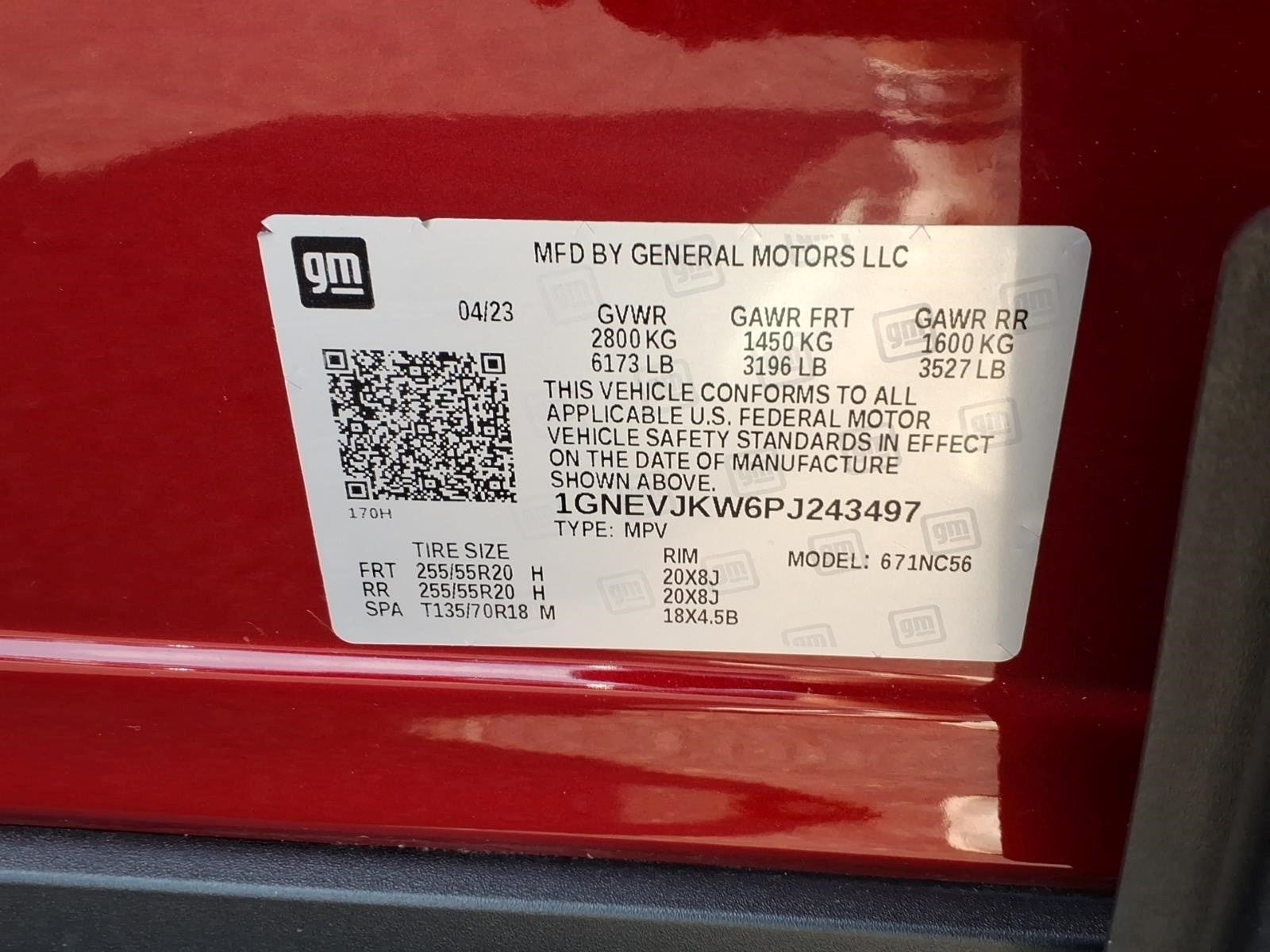 2023 Chevrolet Traverse RS