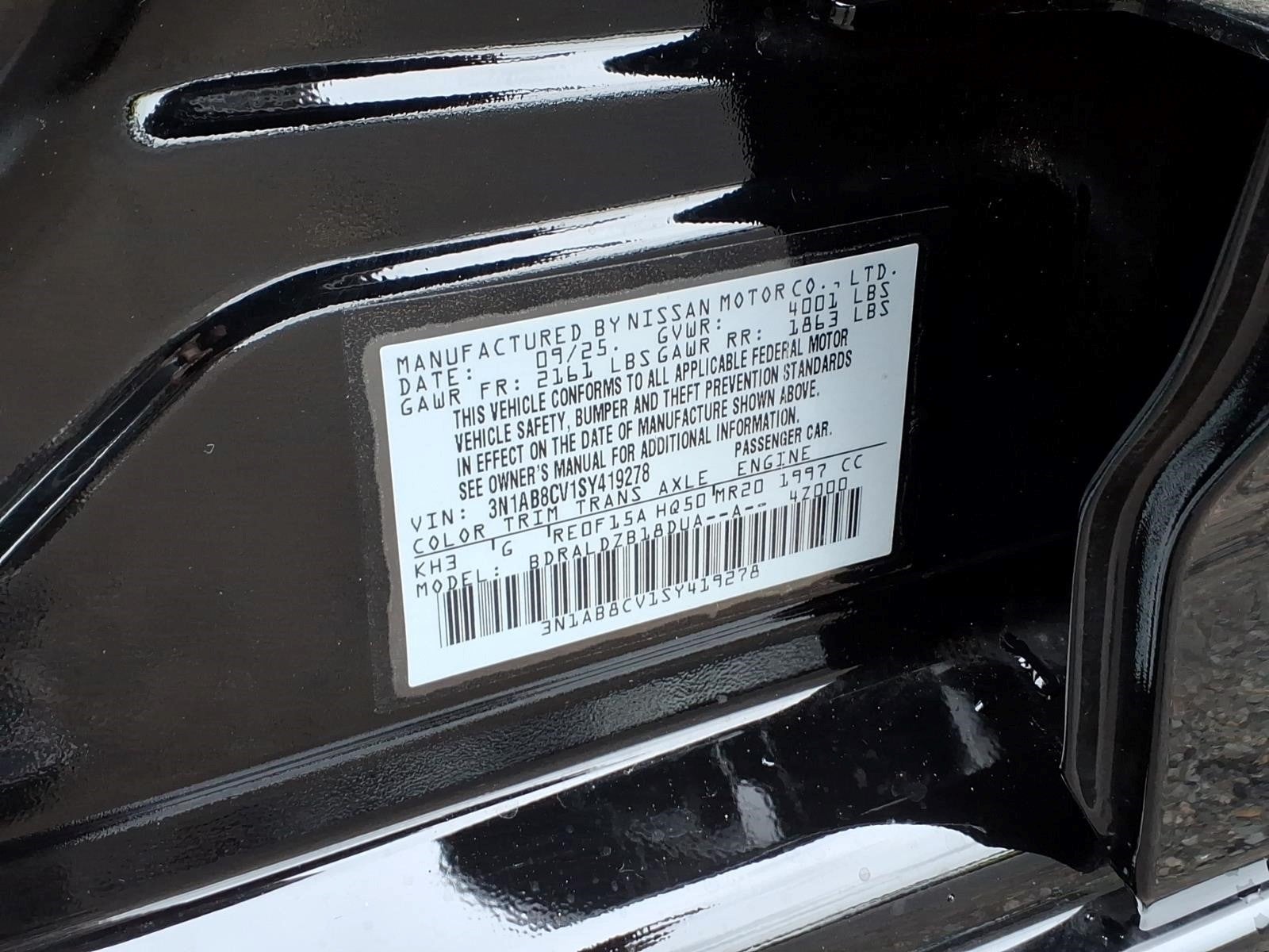 2025 Nissan Sentra SV
