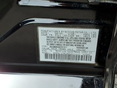 2025 Nissan Sentra SR