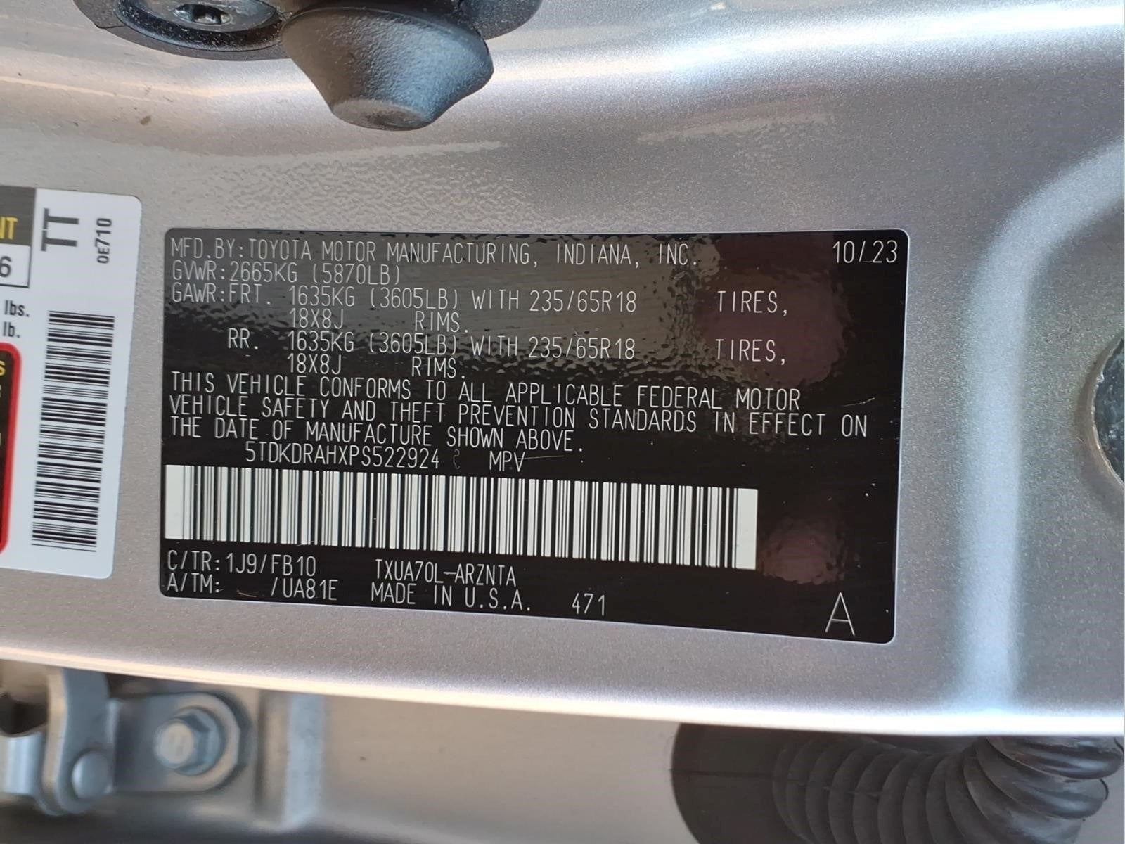 2023 Toyota Highlander L