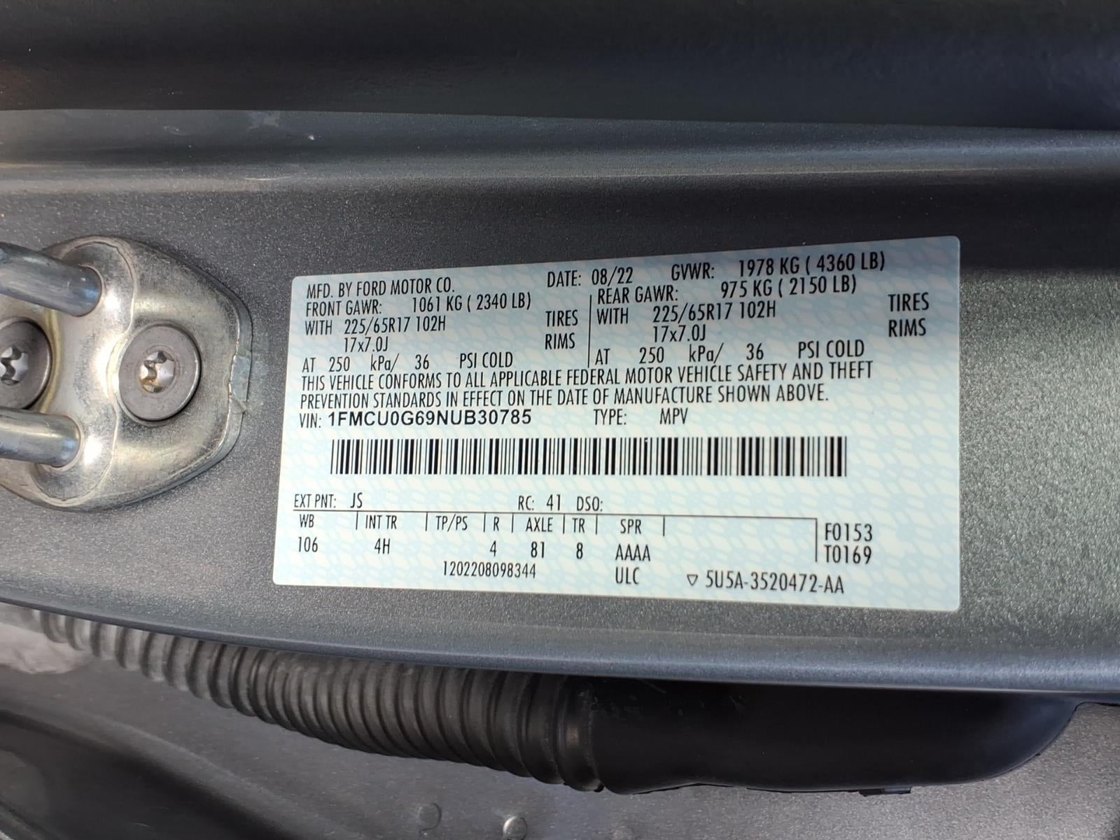 2022 Ford Escape SE