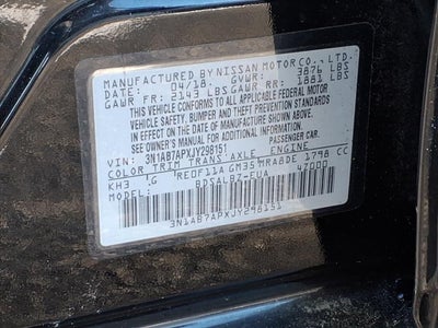 2018 Nissan Sentra S