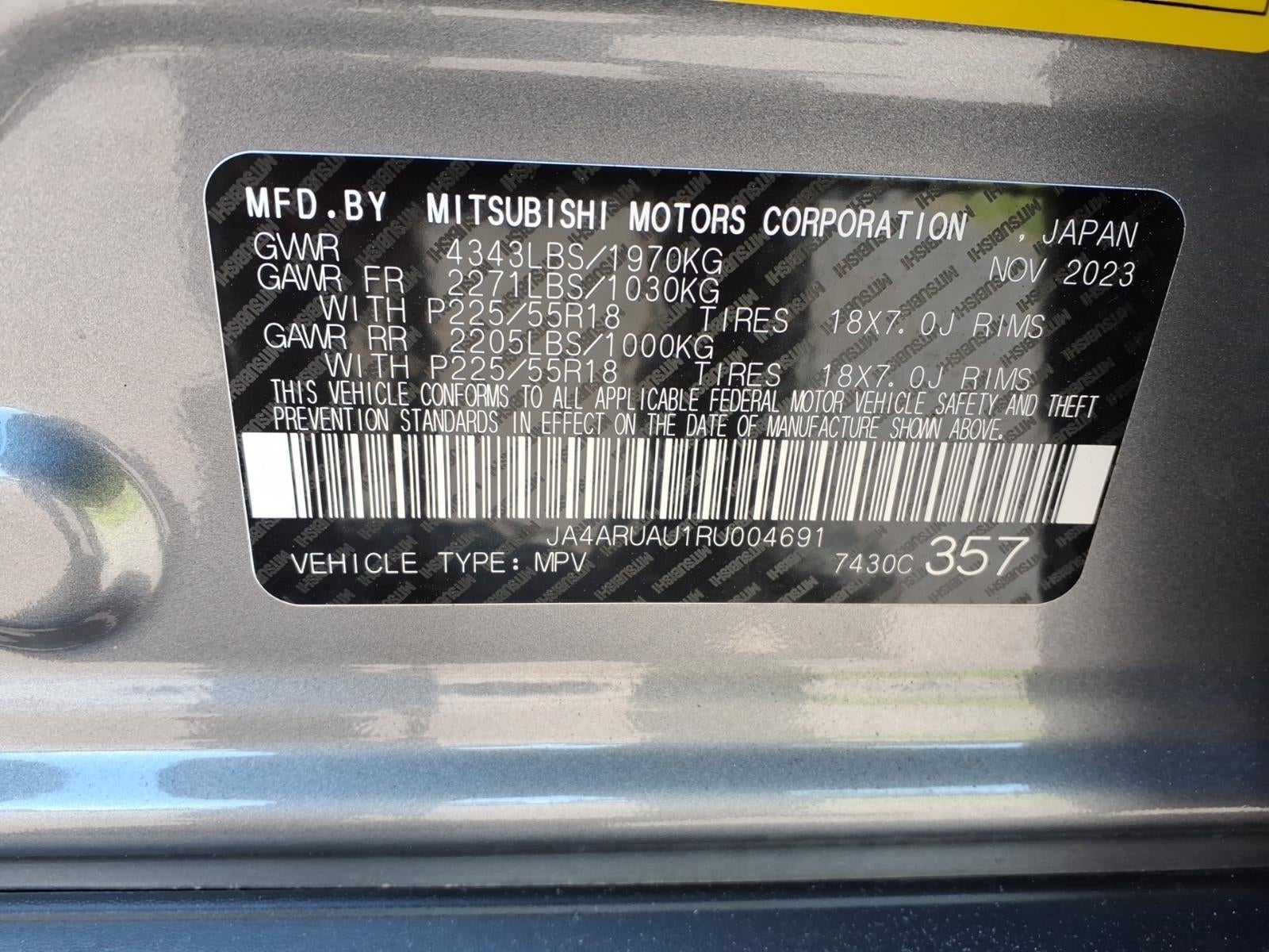 2024 Mitsubishi Outlander Sport Trail Edition