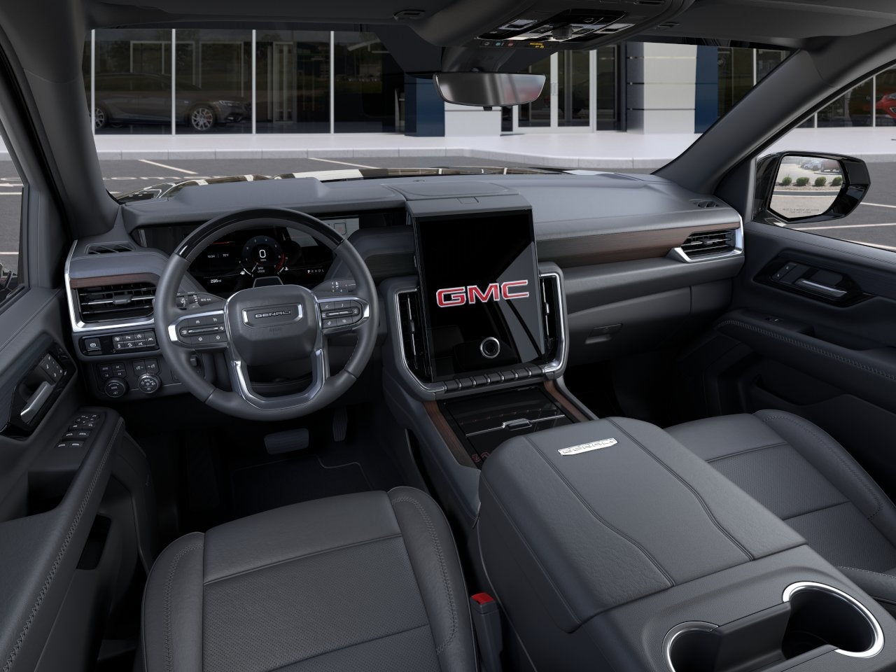2027 GMC Yukon dashboard, 16.8-inch touchscreen, and interior design