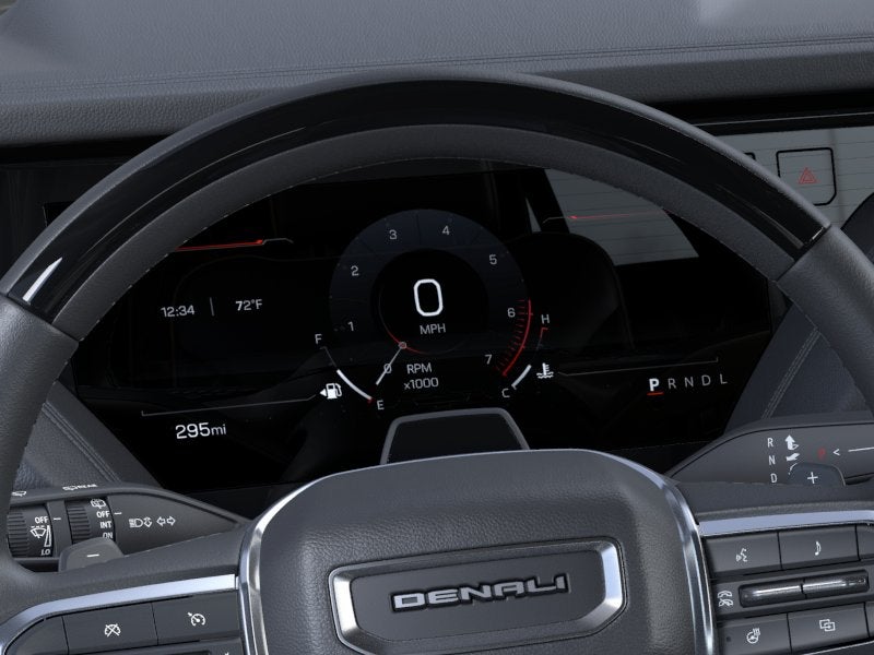 2027 GMC Yukon interior front cabin seating and dashboard