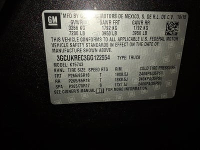 2016 Chevrolet Silverado 1500 LT