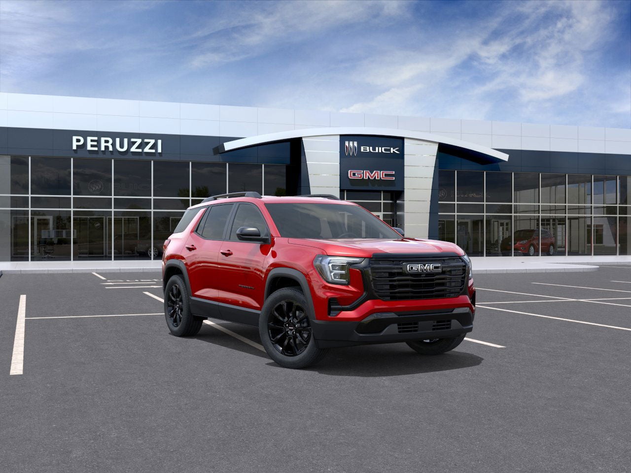 2026 GMC Terrain passenger side front three-quarter profile