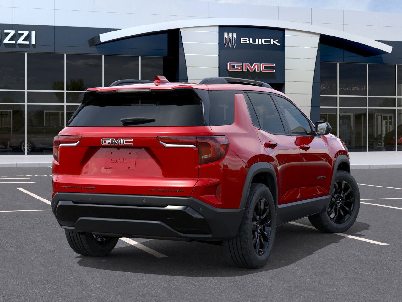 2026 GMC Terrain rear passenger side exterior profile