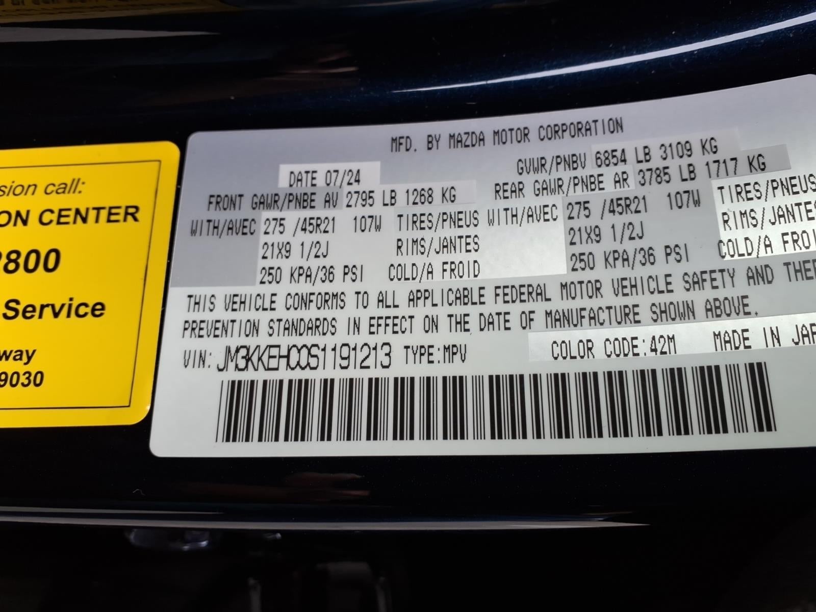 2025 Mazda Mazda CX-90 3.3 Turbo S Premium Plus Package
