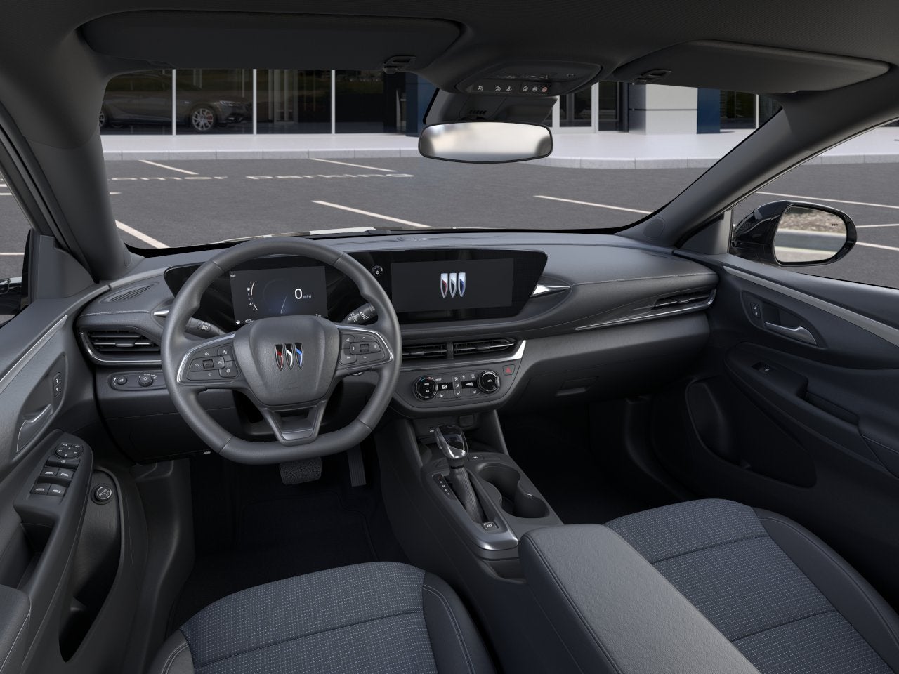 2026 Buick Envista interior cabin seating and dashboard overview