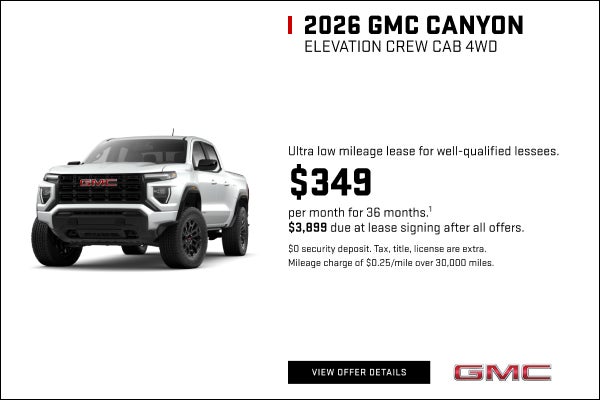 Ultra low mileage lease for well-qualified lessees.

$349 per month for 36 months.1

$3,899 due a...