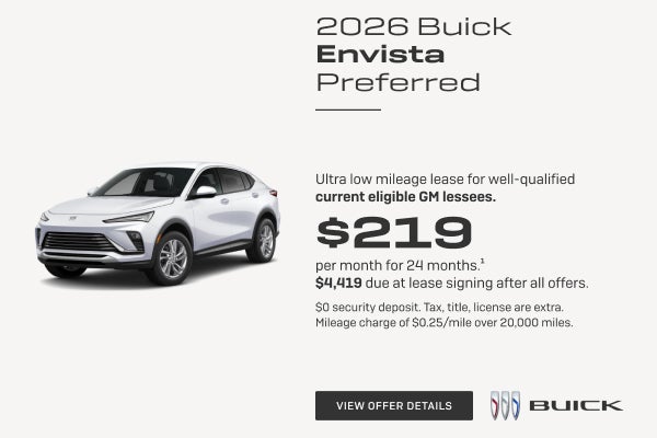 Ultra low mileage lease for well-qualified current eligible GM lessees.

$219 per month for 24 mo...