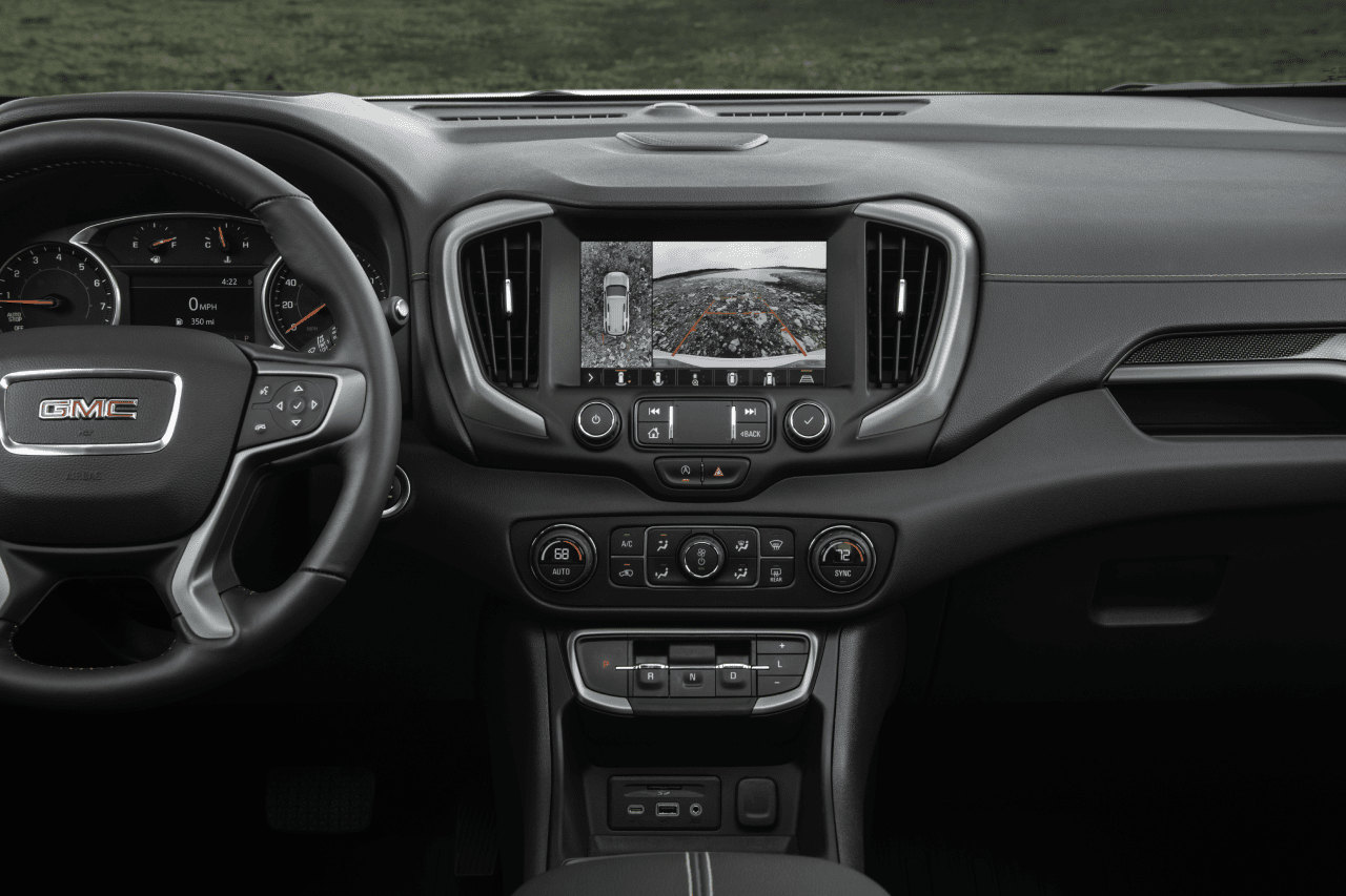 Dashboard of the 2022 GMC Terrain