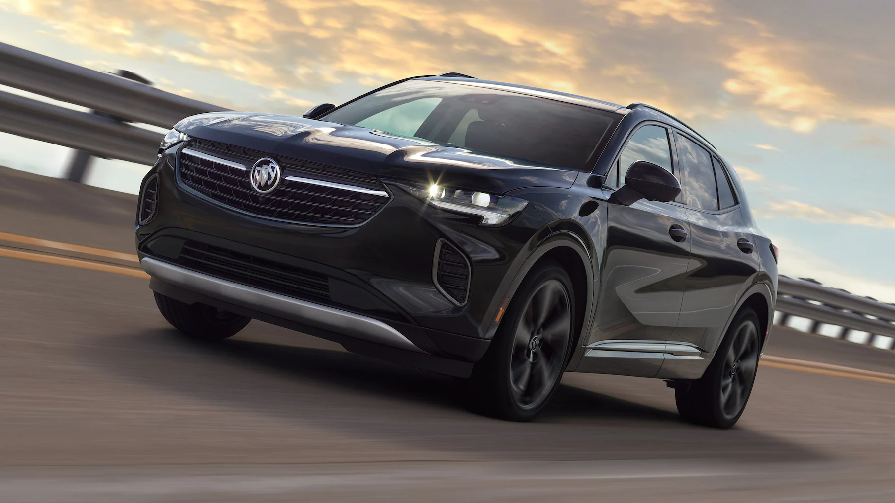 Black 2023 Buick Envision ST.