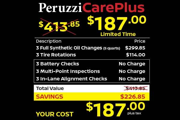 Extend the maintenance on your vehicle for 2 years for only $187.00 + tax